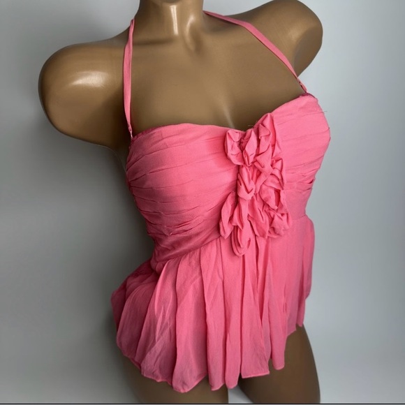 bebe Pink Ruffled Baby Doll Top
NWOT - Picture 1 of 4